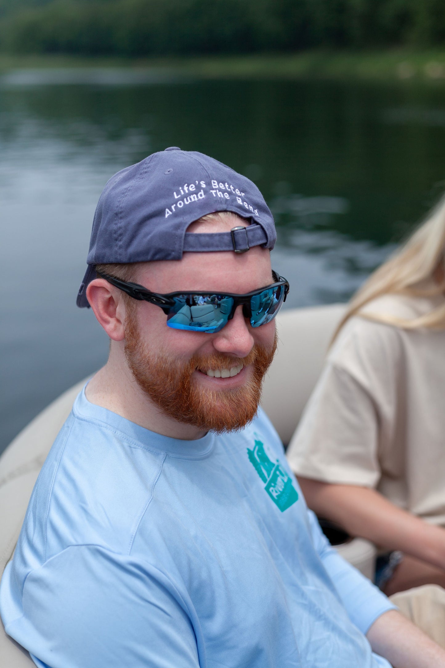 RLO Distressed Blue Ballcap