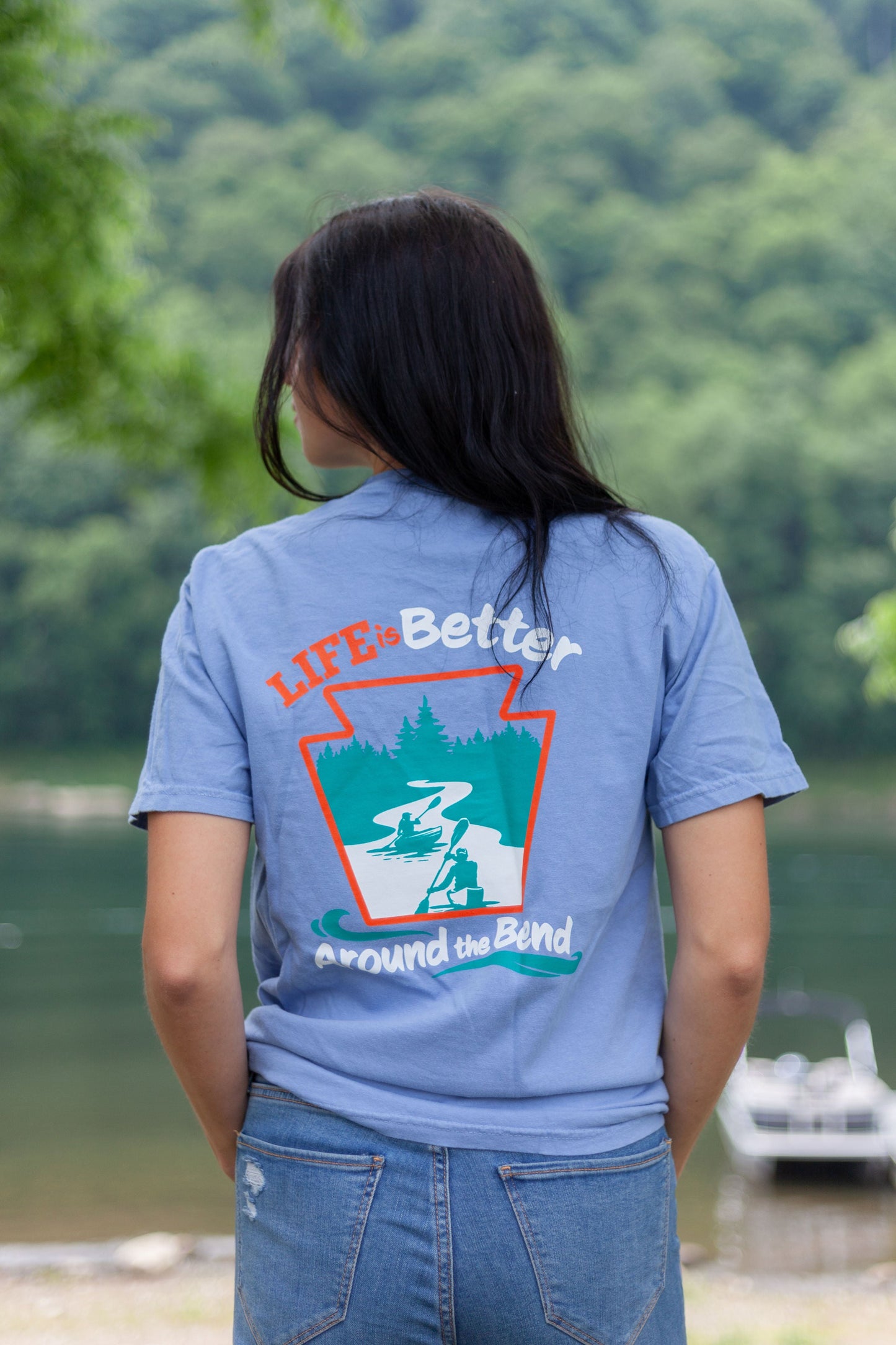 PA Paddler Lt Blue Short Sleeve