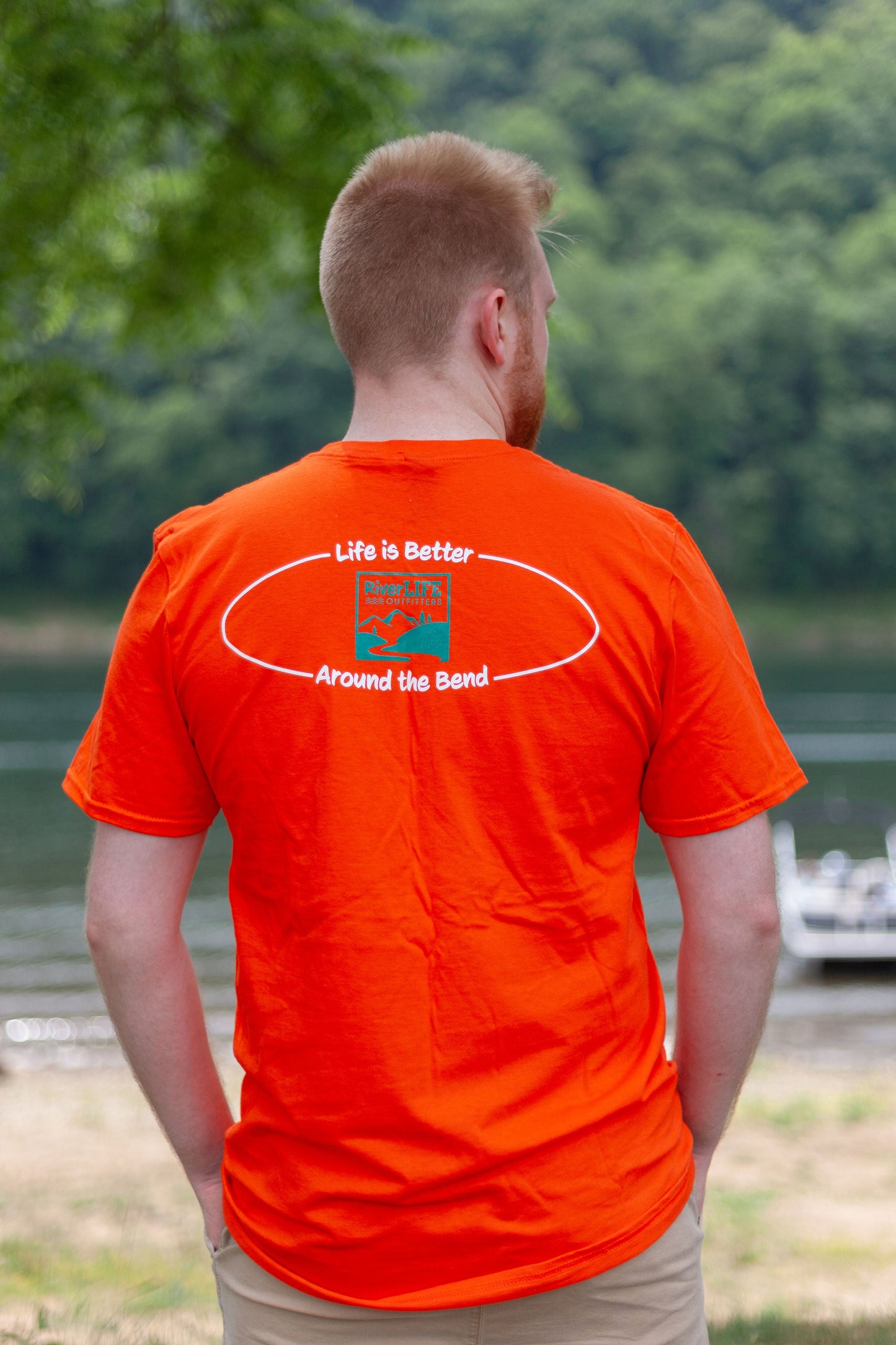 Wake Up Bright Orange Short Sleeve