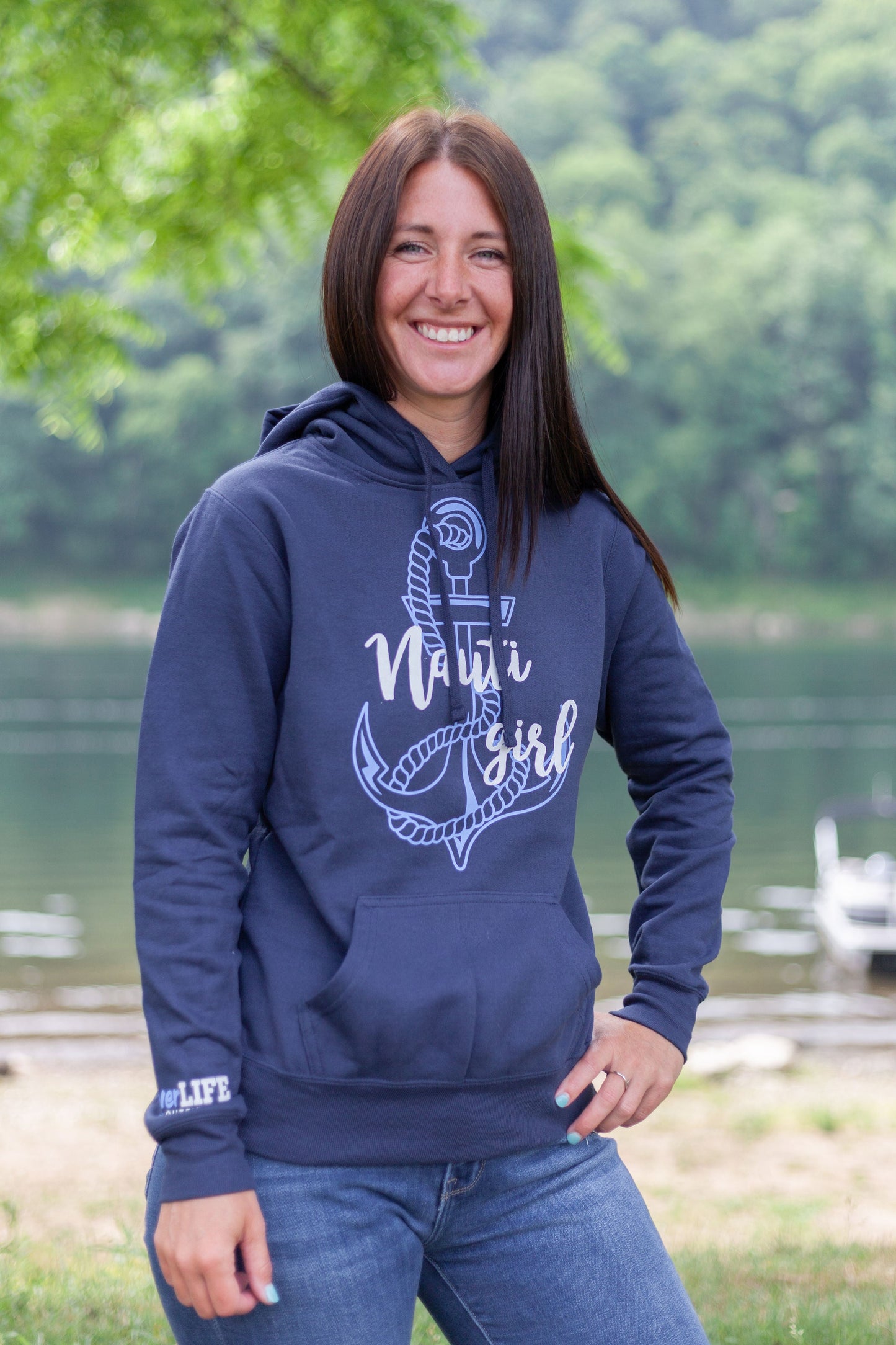 Nauti Girl Hoodie Front