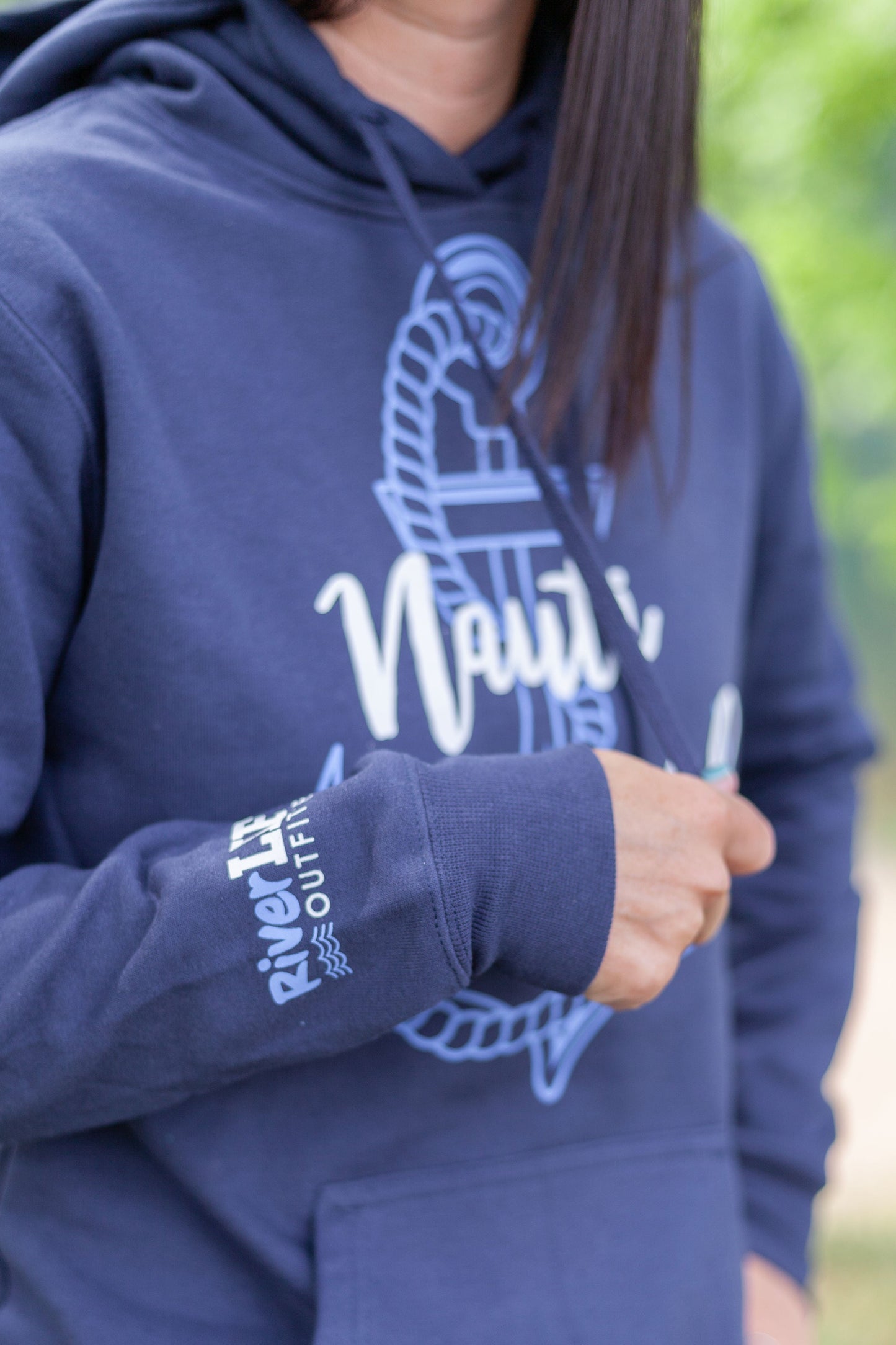 Nauti Girl Hoodie Sleeve