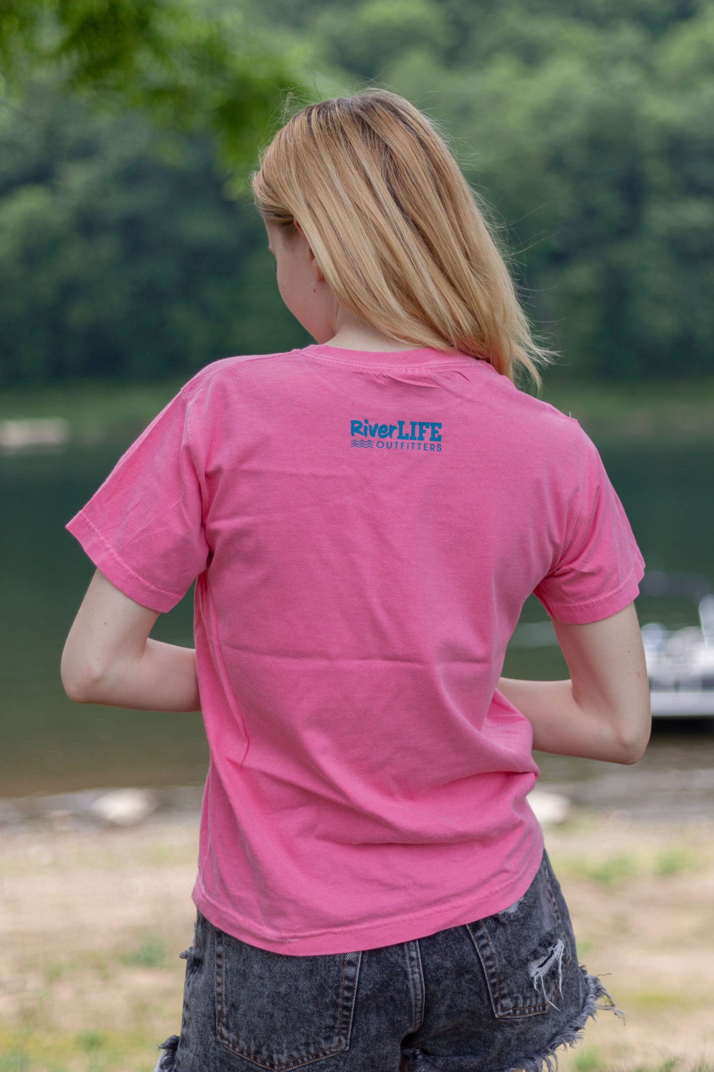 Youth River Rat Pink Short Sleeve