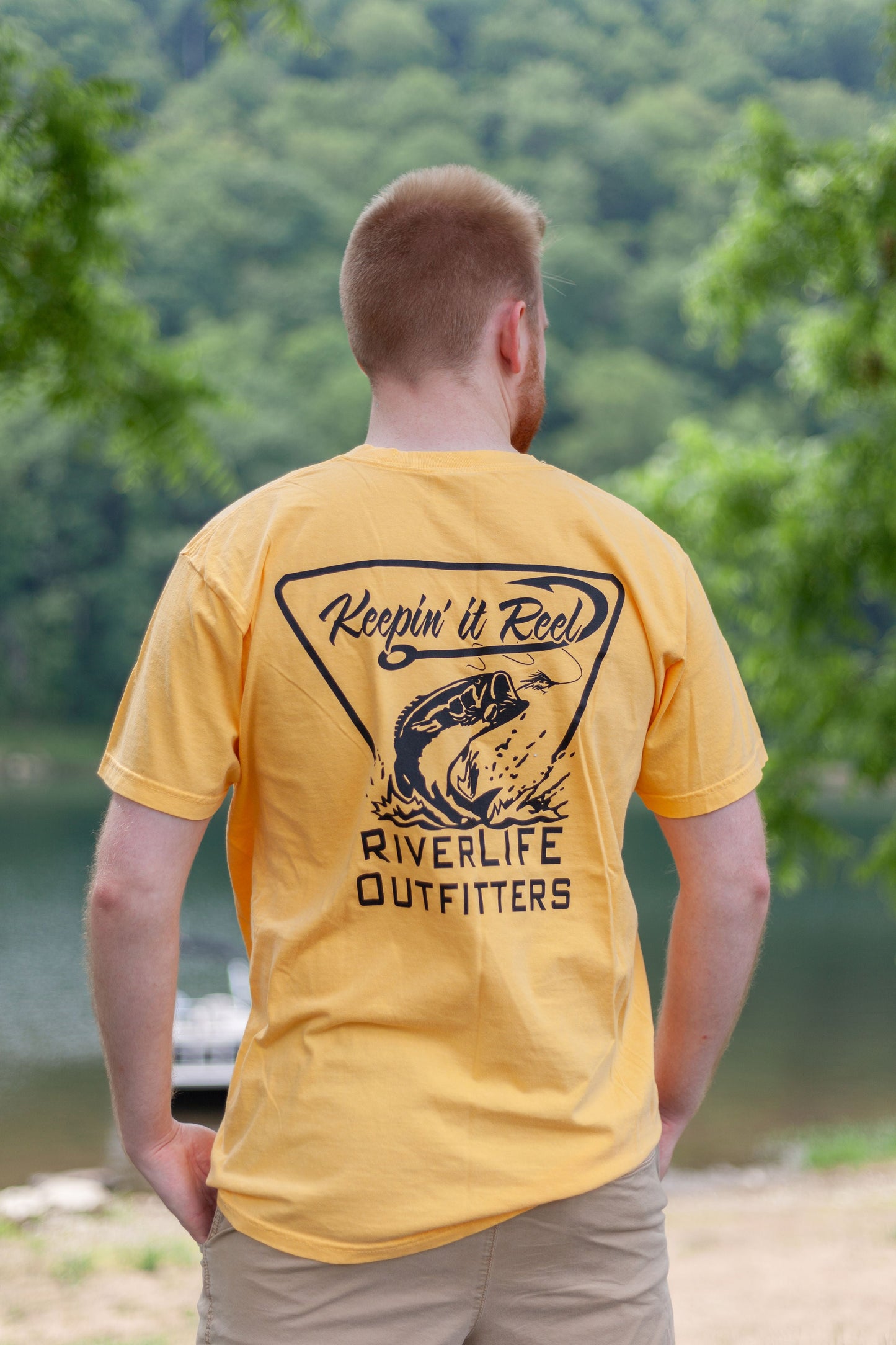 Keepin' It Reel Yellow Short Sleeve